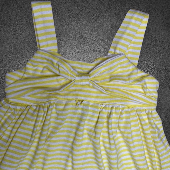 Mayoral white and yellow striped sundress size 3. - Picture 6 of 10